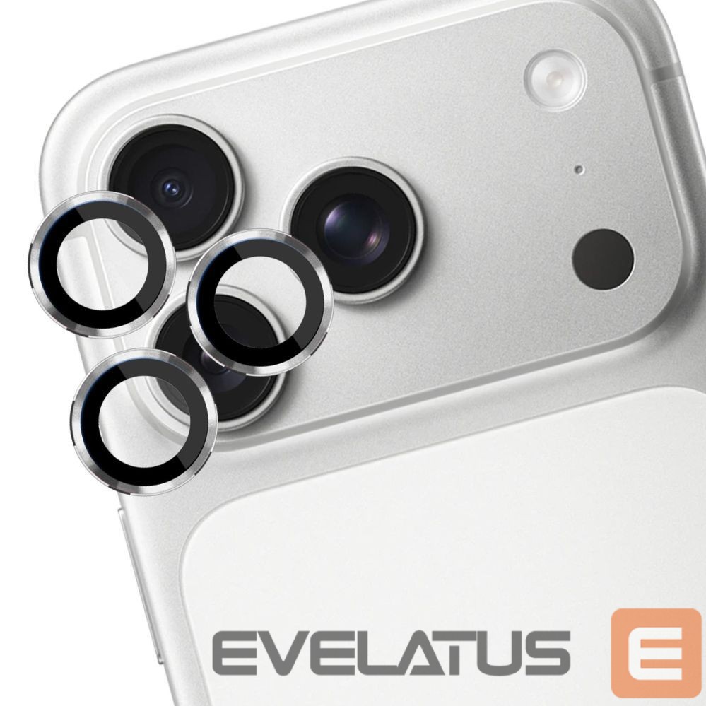 Kitos prekės 3MK 3mk Lens Protection Pro Camera Lens Glass for Apple iPhone 17 Pro /17 Pro Max - Silver