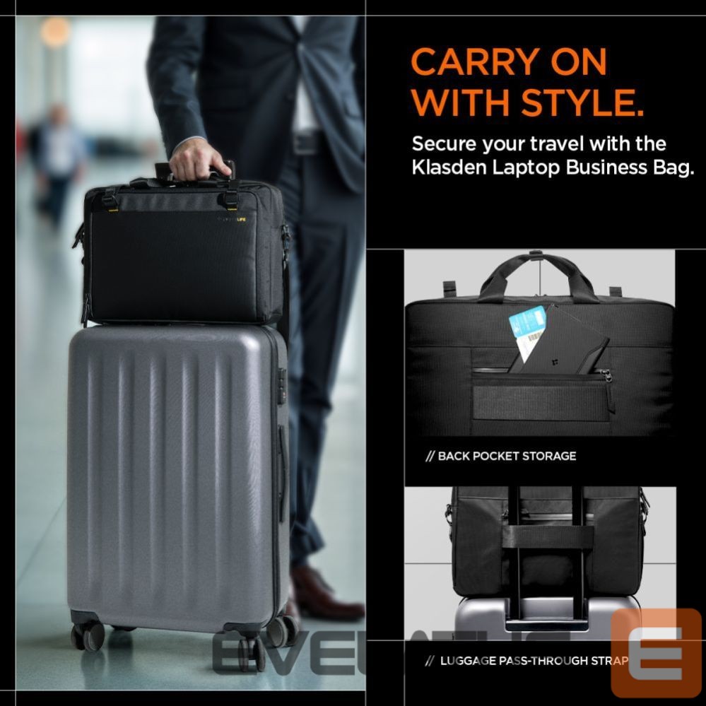 Kitos prekės Spigen Spigen KD300 Laptop Bag - Black