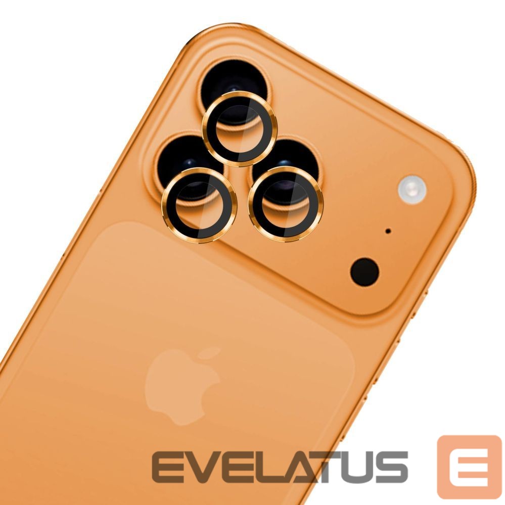 Kitos prekės 3MK 3mk Lens Protection Pro Tempered Glass for iPhone 17 Pro / 17 Pro Max - Orange