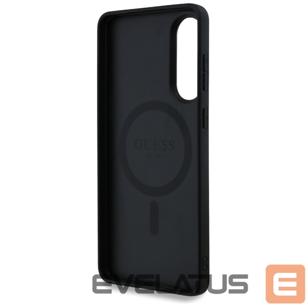 Kitos prekės Guess Guess 4G Ring Classic Logo MagSafe Case for Samsung Galaxy S25 Edge - Black