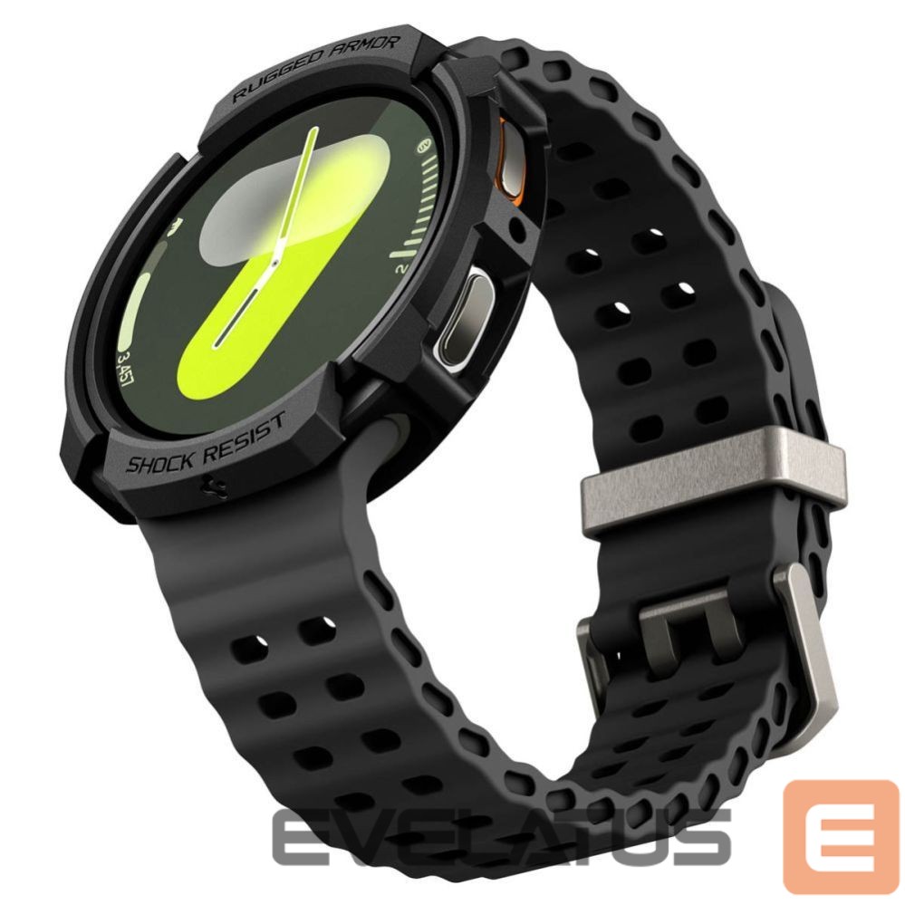Kitos prekės Spigen Spigen Rugged Armor Case for Samsung Galaxy Watch 8 40mm - Matte Black