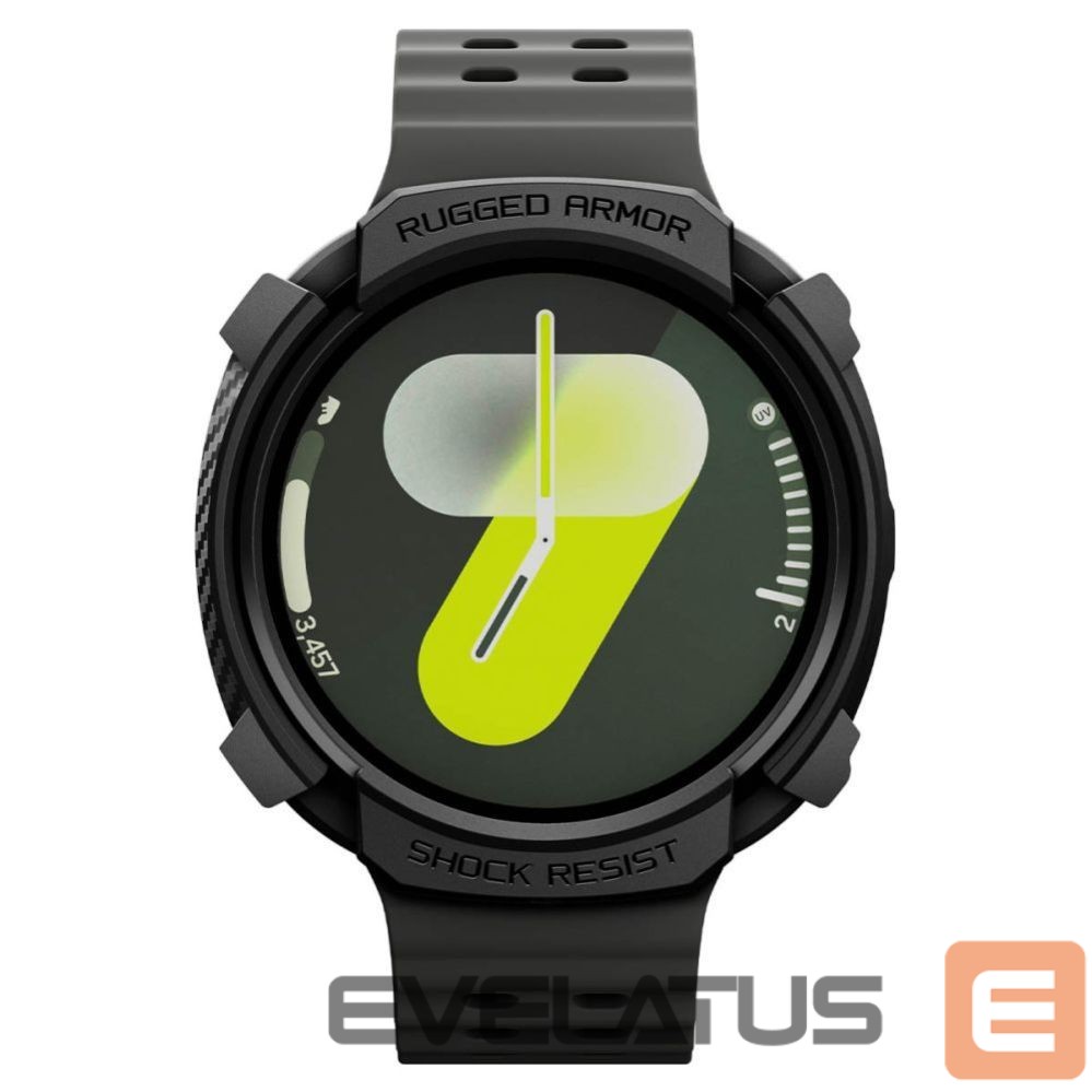 Kitos prekės Spigen Spigen Rugged Armor Case for Samsung Galaxy Watch 8 40mm - Matte Black