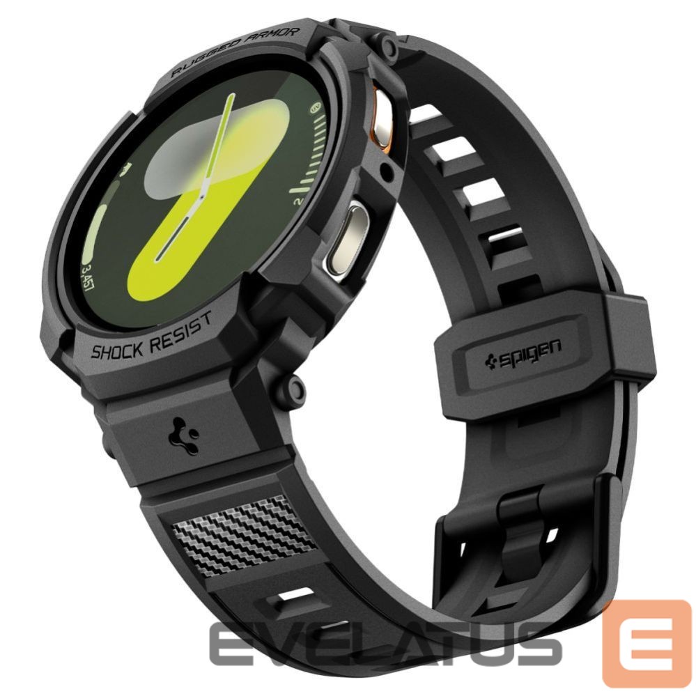 Kitos prekės Spigen Spigen Rugged Armor Pro Strap for Samsung Galaxy Watch 8 40mm - Matte Black