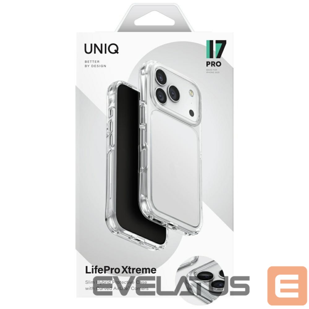 Kitos prekės UNIQ Uniq Lifepro Xtreme Case for iPhone 17 Pro - Transparent