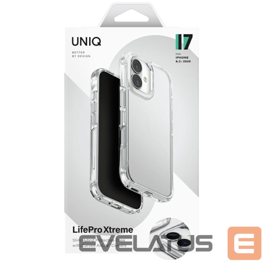 Kitos prekės UNIQ Uniq Lifepro Xtreme Case for iPhone 17 - Transparent