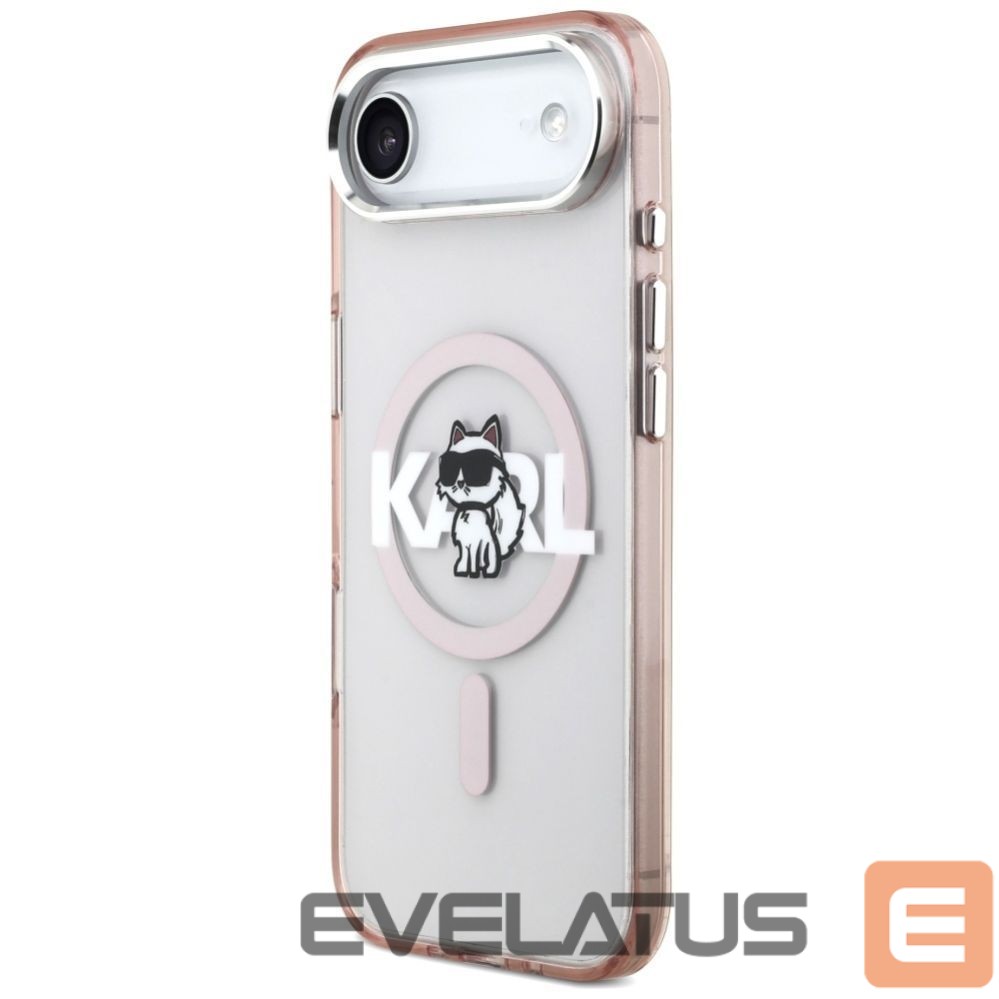 Kitos prekės Karl Lagerfeld Karl Lagerfeld IML Choupette Sketch Logo MagSafe Case for iPhone 17 Air - Pink