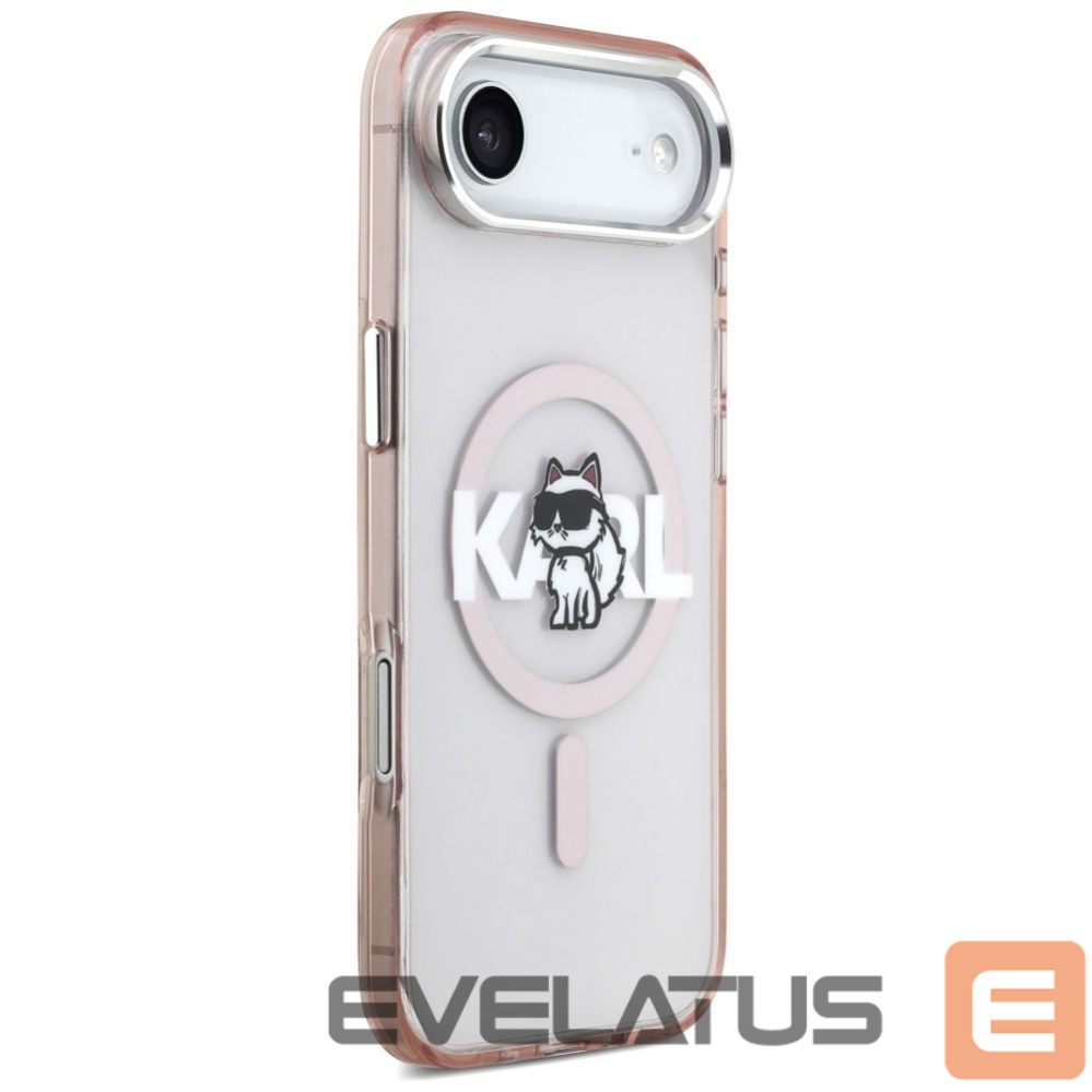 Kitos prekės Karl Lagerfeld Karl Lagerfeld IML Choupette Sketch Logo MagSafe Case for iPhone 17 Air - Pink