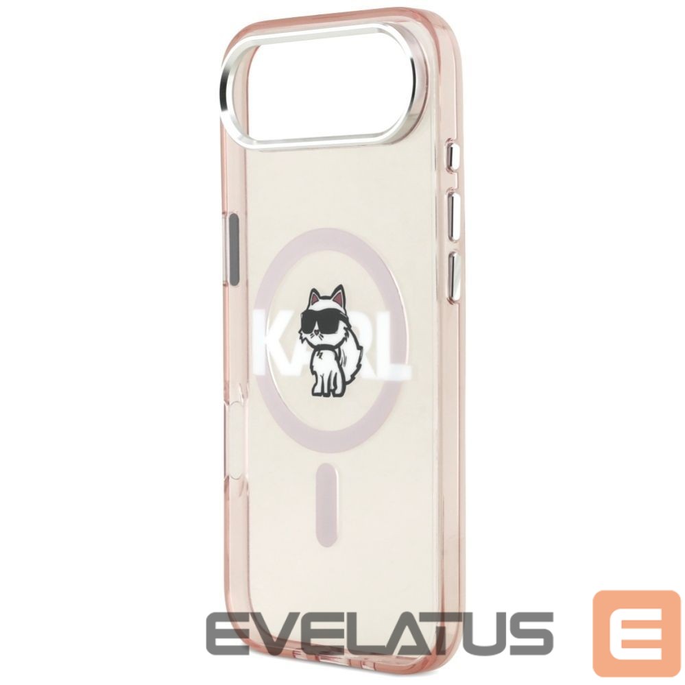 Kitos prekės Karl Lagerfeld Karl Lagerfeld IML Choupette Sketch Logo MagSafe Case for iPhone 17 Air - Pink