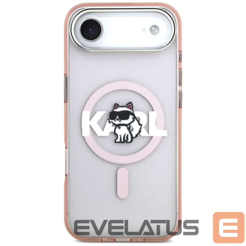 Kitos prekės Karl Lagerfeld Karl Lagerfeld IML Choupette Sketch Logo MagSafe Case for iPhone 17 Air - Pink
