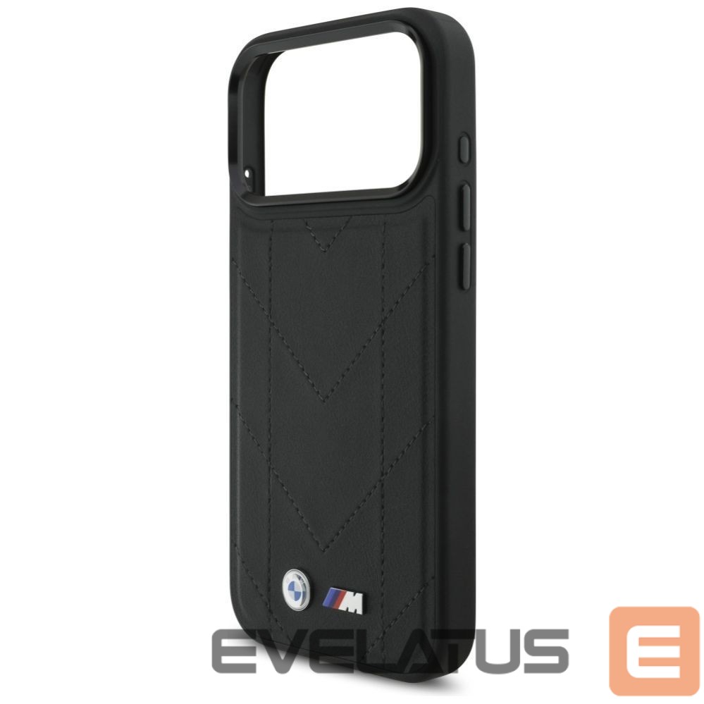 Kitos prekės BMW BMW M Quilted Logo MagSafe Case for iPhone 17 Pro Max - Black