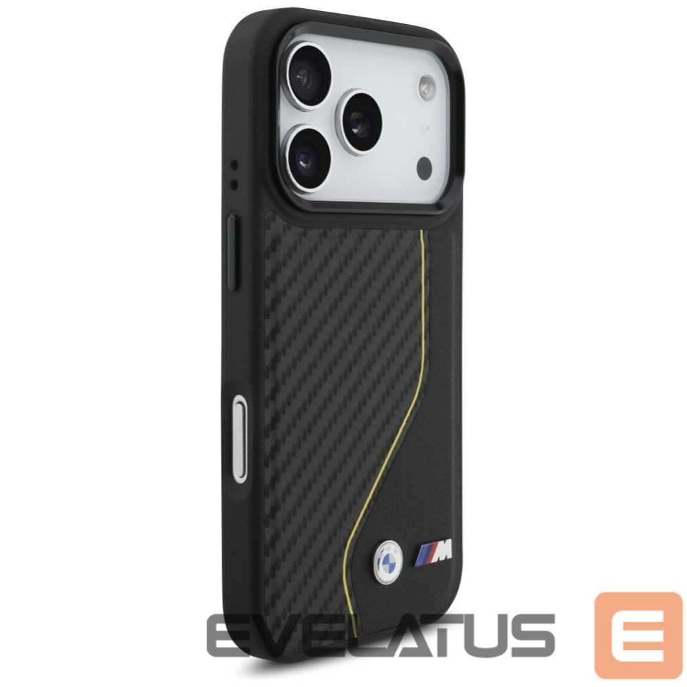 Kitos prekės BMW BMW M Carbon Line & Logo MagSafe Case for iPhone 17 Pro - Yellow