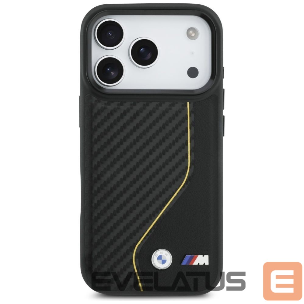 Kitos prekės BMW BMW M Carbon Line & Logo MagSafe Case for iPhone 17 Pro - Yellow