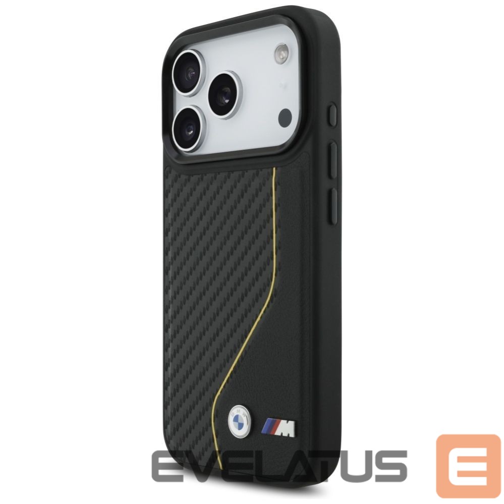 Kitos prekės BMW BMW M Carbon Line & Logo MagSafe Case for iPhone 17 Pro - Yellow