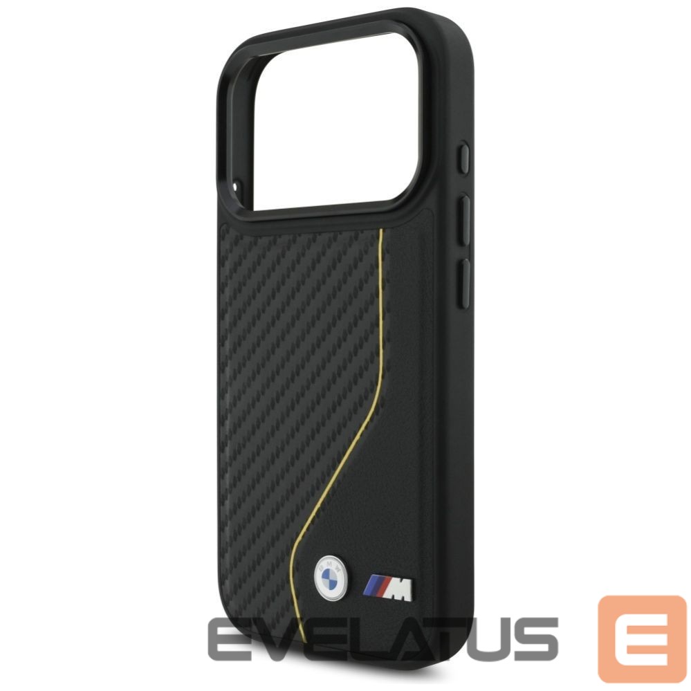Kitos prekės BMW BMW M Carbon Line & Logo MagSafe Case for iPhone 17 Pro - Yellow