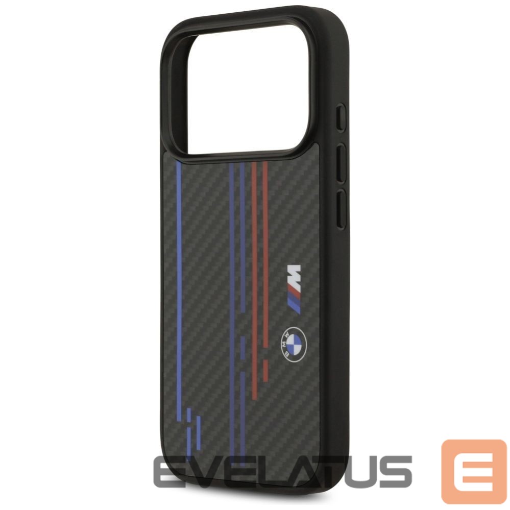 Kitos prekės BMW BMW M Kevlar Lines & Logo MagSafe Case for iPhone 17 Pro - Black