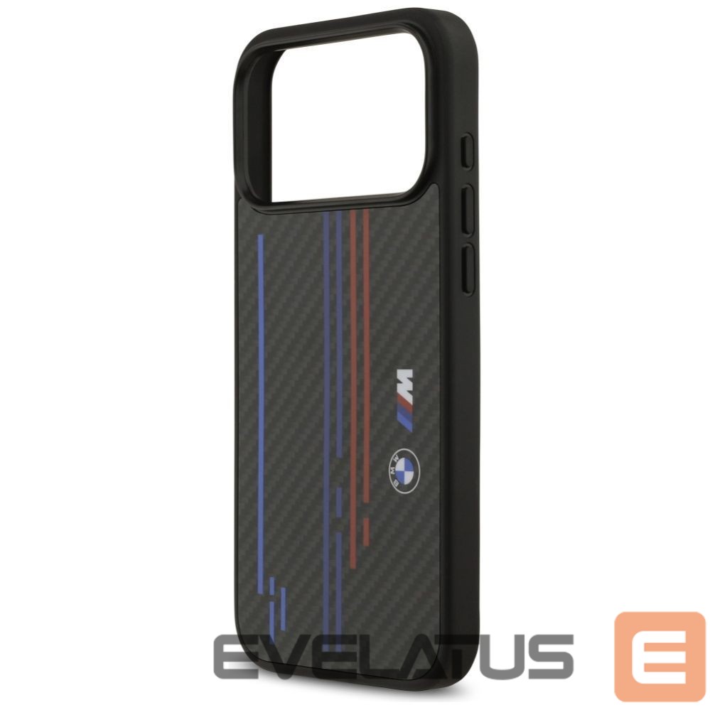 Kitos prekės BMW BMW M Kevlar Lines & Logo MagSafe Case for iPhone 17 Pro Max - Black
