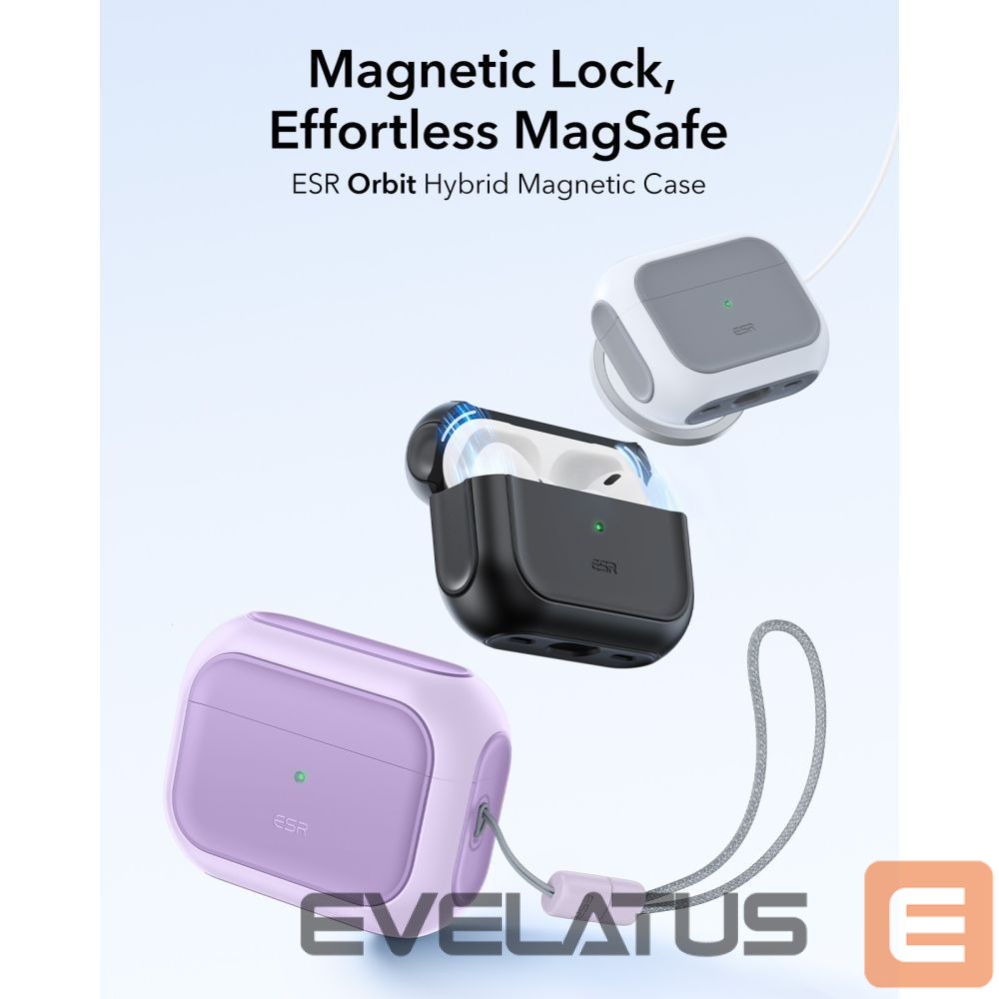 Kitos prekės ESR ESR Orbit Halolock MagSafe case for AirPods Pro - purple