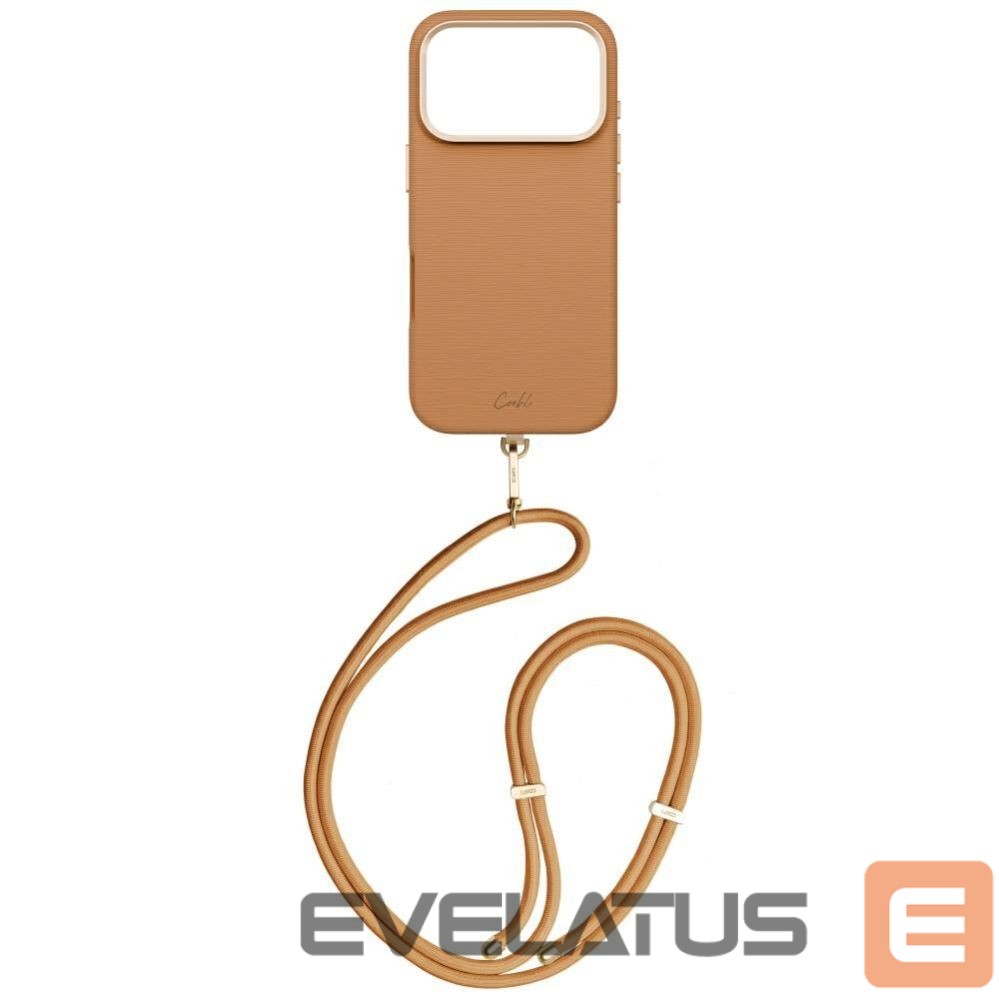 Kitos prekės UNIQ Uniq Coehl Mirelle Case for iPhone 17 Pro Magnetic Charging - Brown