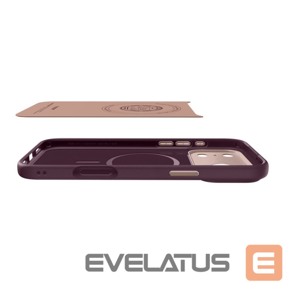 Kitos prekės Spigen Spigen Nano Pop Mag MagSafe Case for iPhone 17 Pro Max - Burgundy