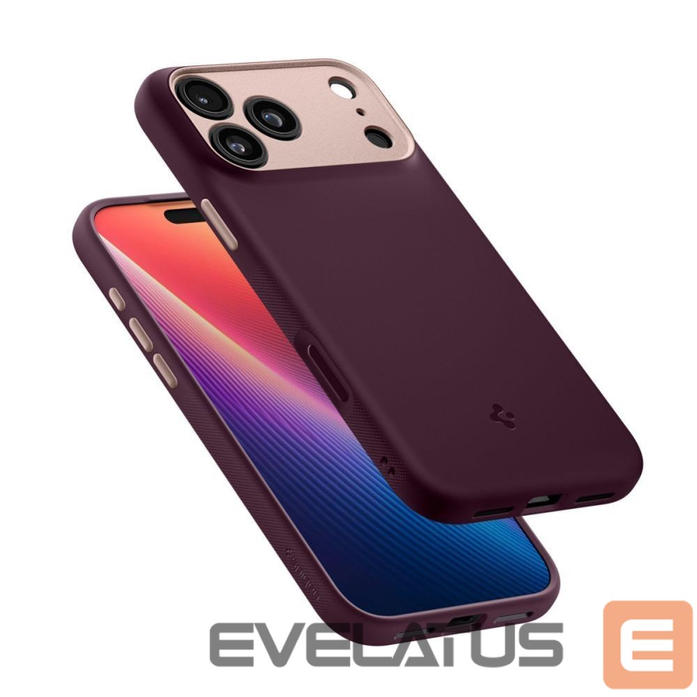 Kitos prekės Spigen Spigen Nano Pop Mag MagSafe Case for iPhone 17 Pro Max - Burgundy