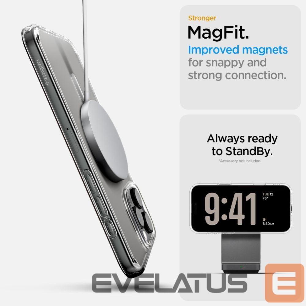 Kitos prekės Spigen Spigen Ultra Hybrid iPhone 16 Pro Case - White