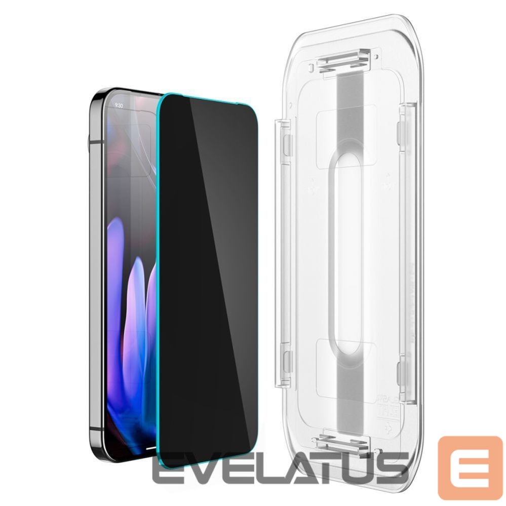 Kitos prekės Spigen Spigen Glas.TR "Ez Fit" Privacy HD 2-pack privacy glass for Google Pixel 9 / 9 Pro
