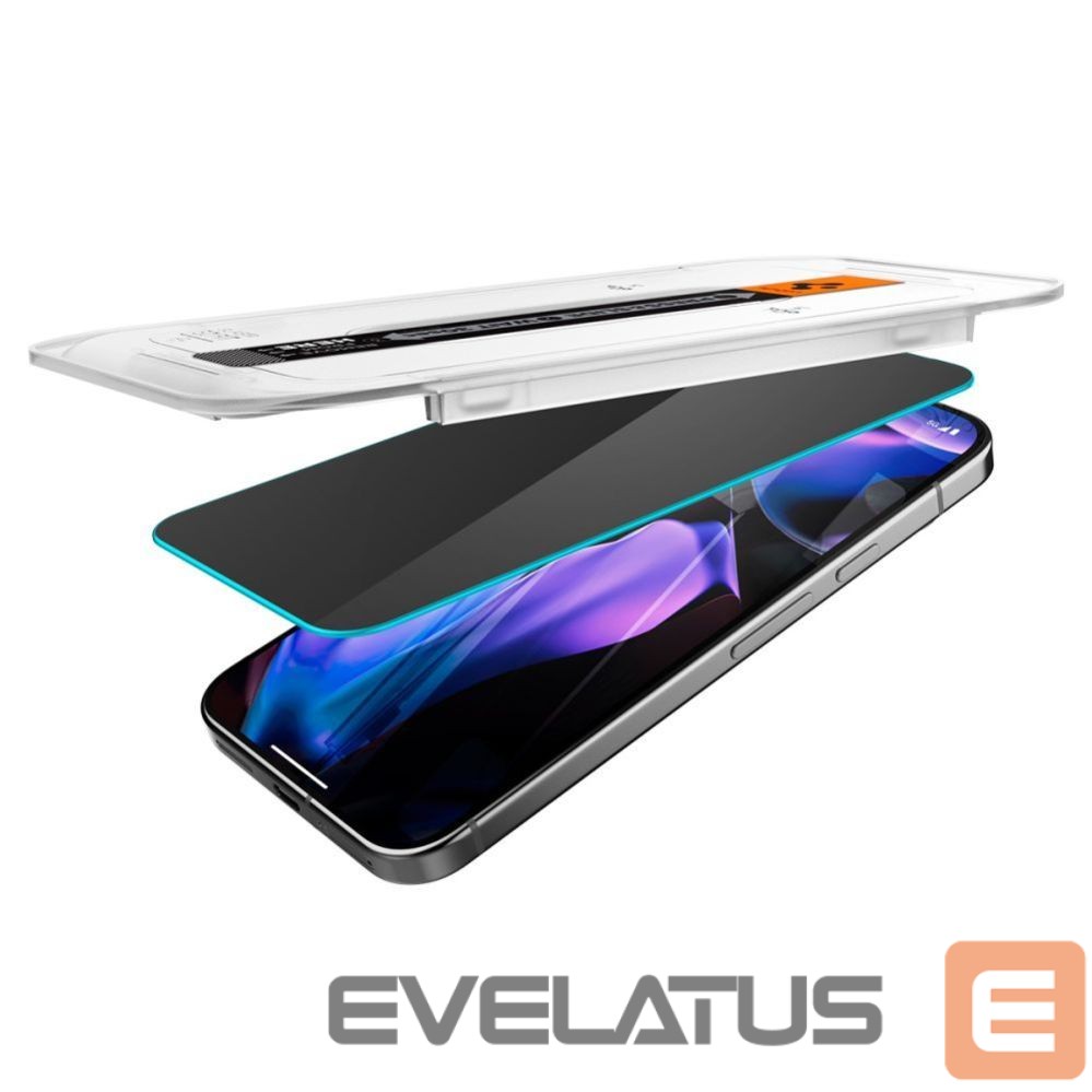 Kitos prekės Spigen Spigen Glas.TR "Ez Fit" Privacy HD 2-pack privacy glass for Google Pixel 9 / 9 Pro
