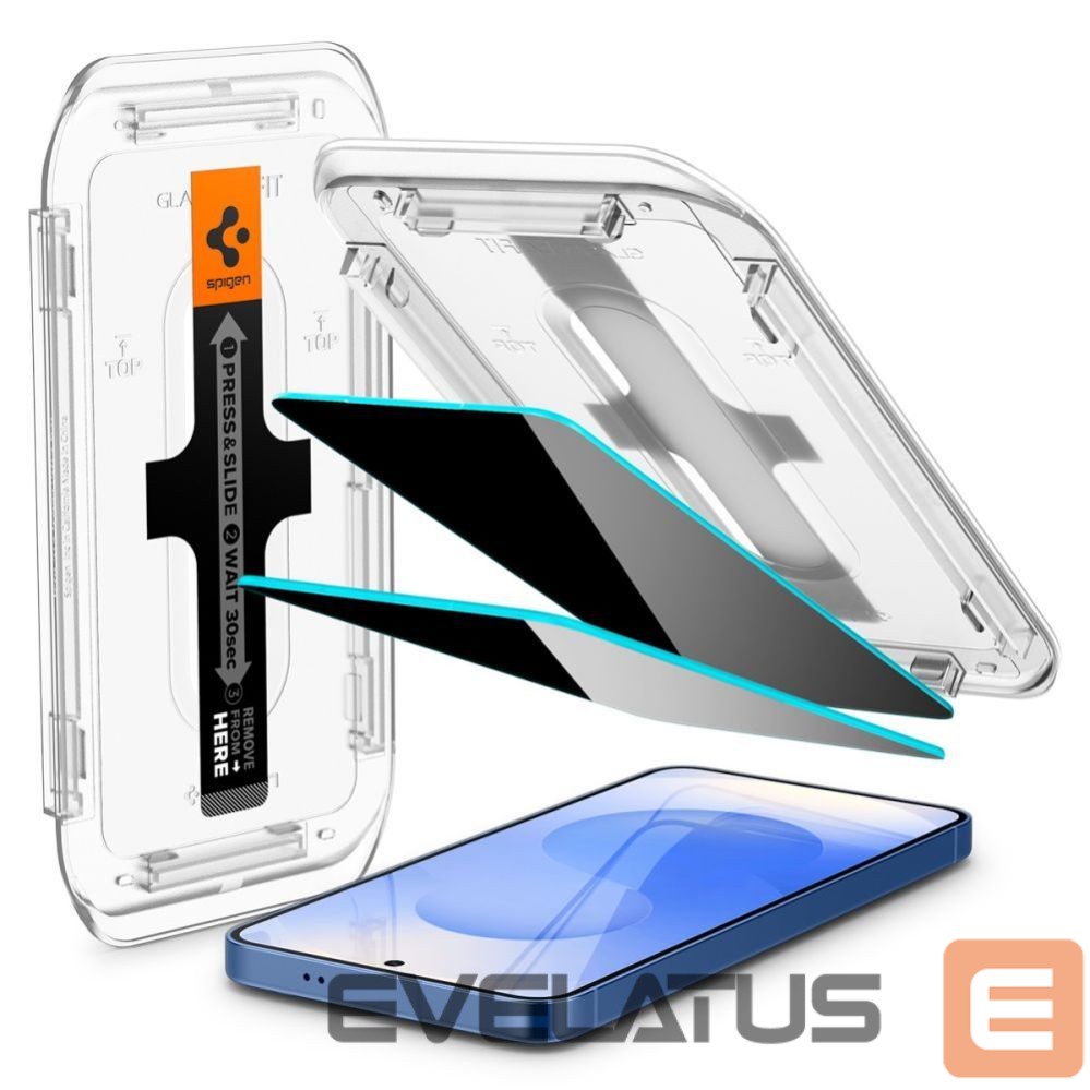 Kitos prekės Spigen Spigen Glas.TR "Ez Fit" Privacy HD 2-pack privacy glass for Samsung Galaxy S24 / S25