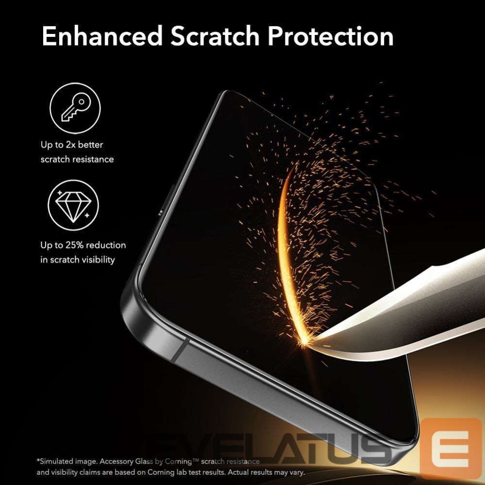 Kitos prekės ESR ESR UltraFit Armorite Pro Tempered Glass for iPhone 16 Pro / 17 - Transparent