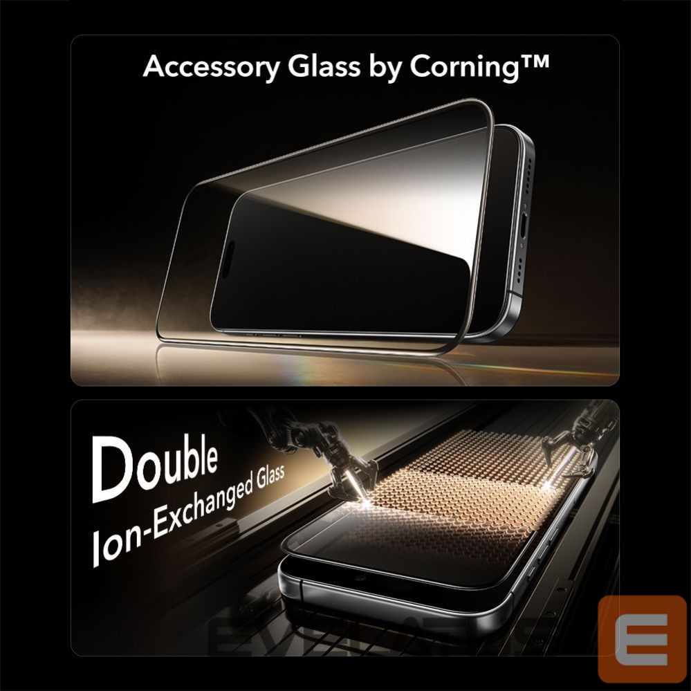 Kitos prekės ESR ESR UltraFit Armorite Pro Tempered Glass for iPhone 16 Pro / 17 - Transparent