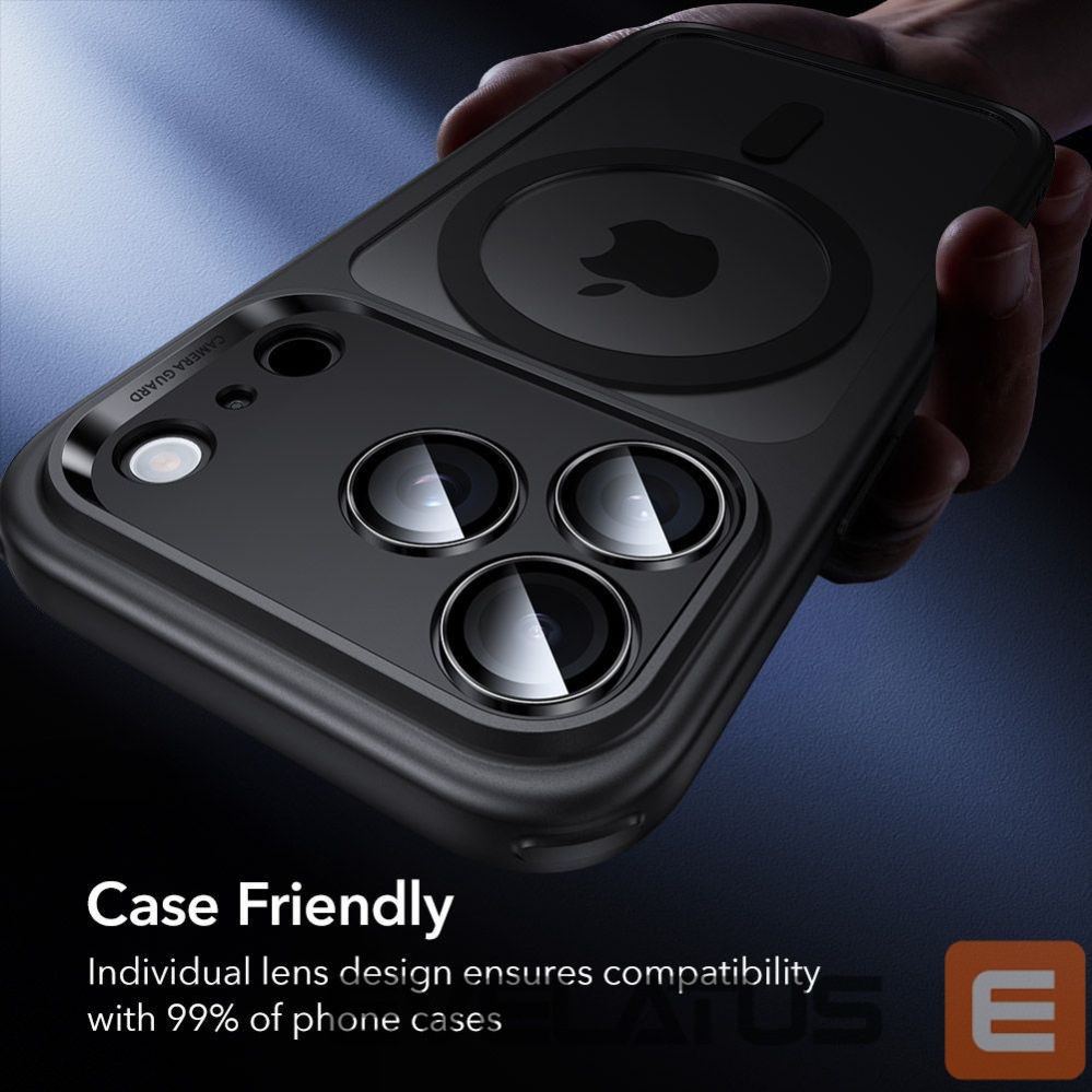Kitos prekės ESR ESR Armorite Camera Protector for iPhone 14 Pro / Pro Max / 15 Pro / Pro Max / 16 Pro / Pro Max / 17 Pro / Pro Max - Black