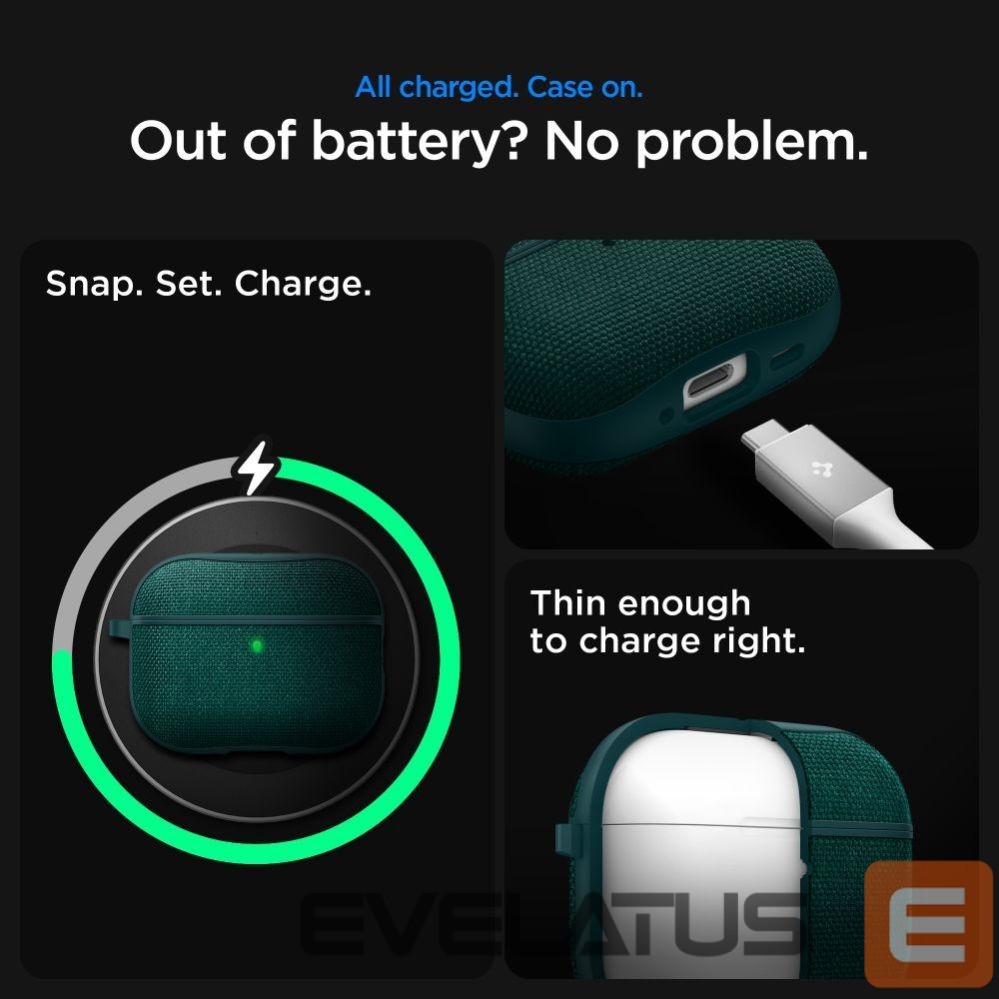 Kitos prekės Spigen Spigen Urban Fit Case for AirPods 3 - Green