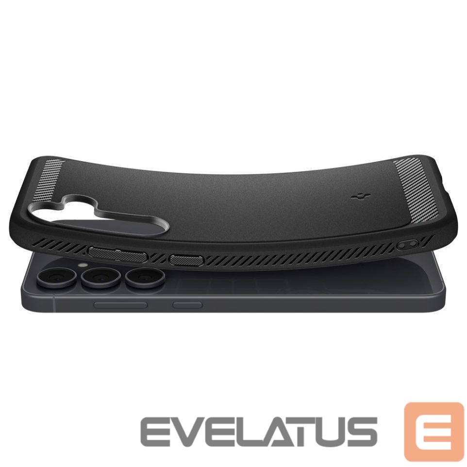 Kitos prekės Spigen Spigen Rugged Armor Case for Samsung Galaxy S25 FE - Matte Black