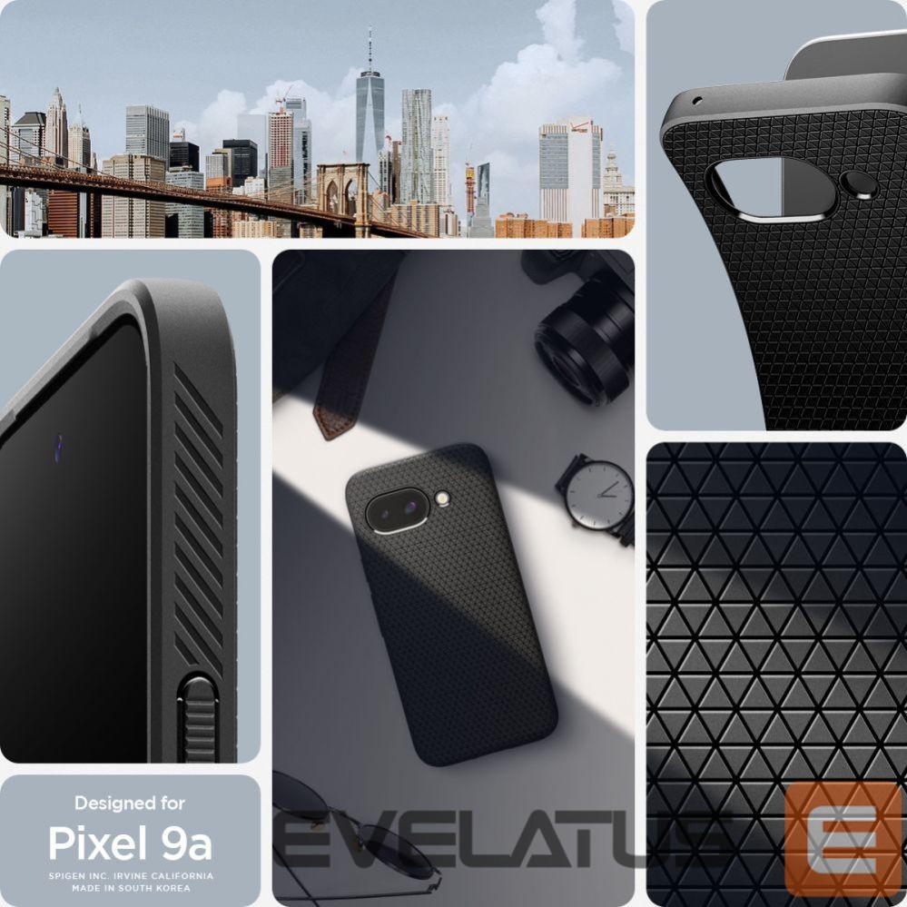 Kitos prekės Spigen Spigen Liquid Air Case for Google Pixel 9A - Matte Black