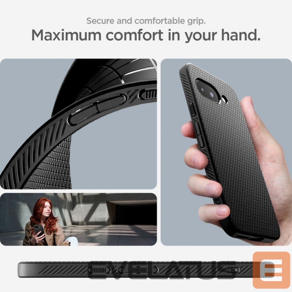 Kitos prekės Spigen Spigen Liquid Air Case for Google Pixel 9A - Matte Black