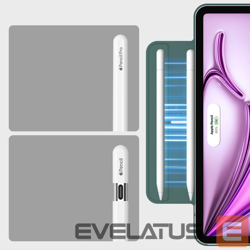 Kitos prekės ESR ESR Rebound Magnetic Case for iPad Pro 12.9” 2020 / 2021 / 2022 / iPad Air 13” 2024 / 2025 - Green