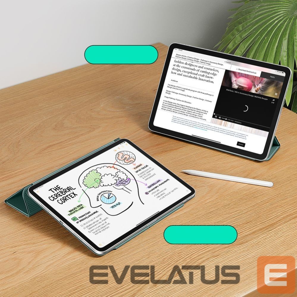 Kitos prekės ESR ESR Rebound Magnetic Case for iPad Pro 12.9” 2020 / 2021 / 2022 / iPad Air 13” 2024 / 2025 - Green