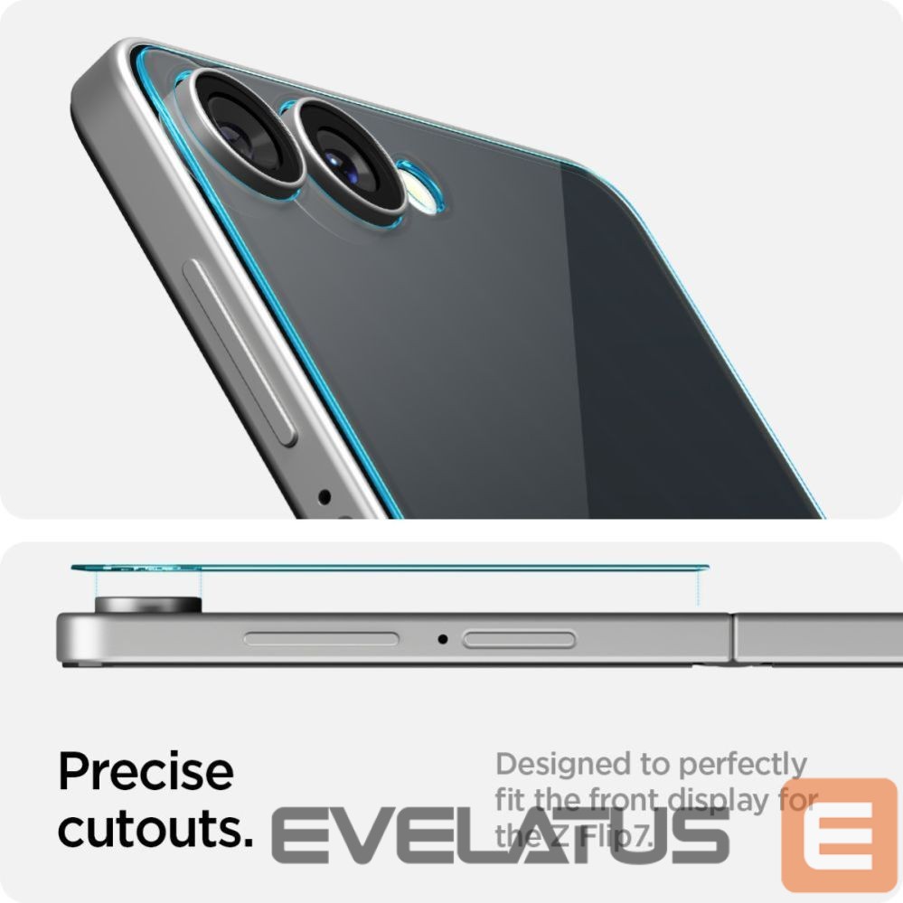 Kitos prekės Spigen Spigen Glas.TR EZ Fit HD Tempered Glass Screen Protector for Samsung Galaxy Z Flip 7 - Transparent