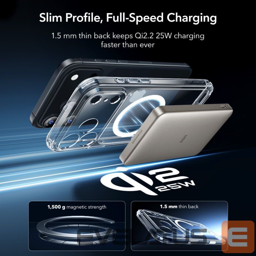 Kitos prekės ESR ESR Classic Hybrid MagSafe + Tempered Glass Set for iPhone 17 Pro Max - Clear