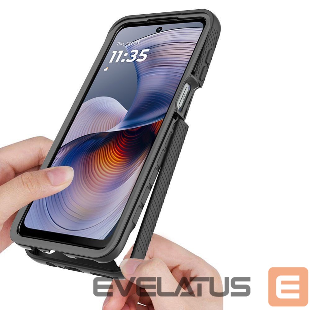 Kitos prekės Tech-Protect Tech-Protect Defense Case for Motorola Moto G15 / G15 Power / G05 / E15 - Black