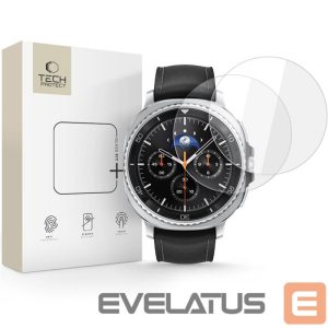 Kitos prekės Tech-Protect  Tech-Protect Glass Fit+ 2-pack tempered glass for Samsung Galaxy Watch 8 Classic 46 mm - transparent 