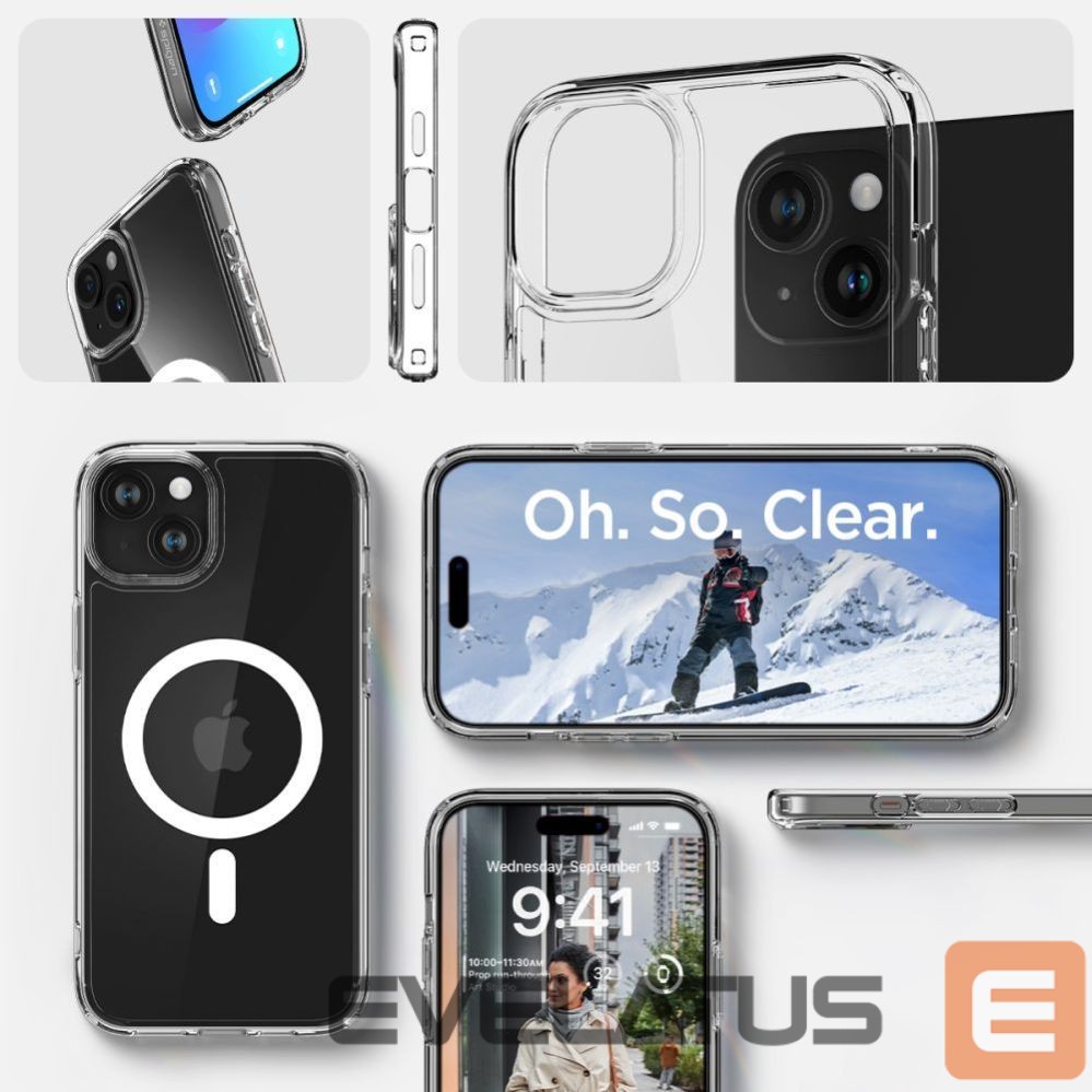 Kitos prekės Spigen Transparent || White