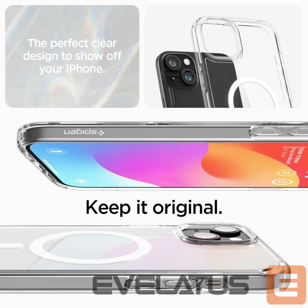 Kitos prekės Spigen Transparent || White