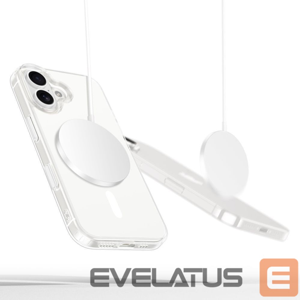 Kitos prekės Tech-Protect Tech-Protect Flexair Hybrid CC Magsafe iPhone 16 Case - Clear