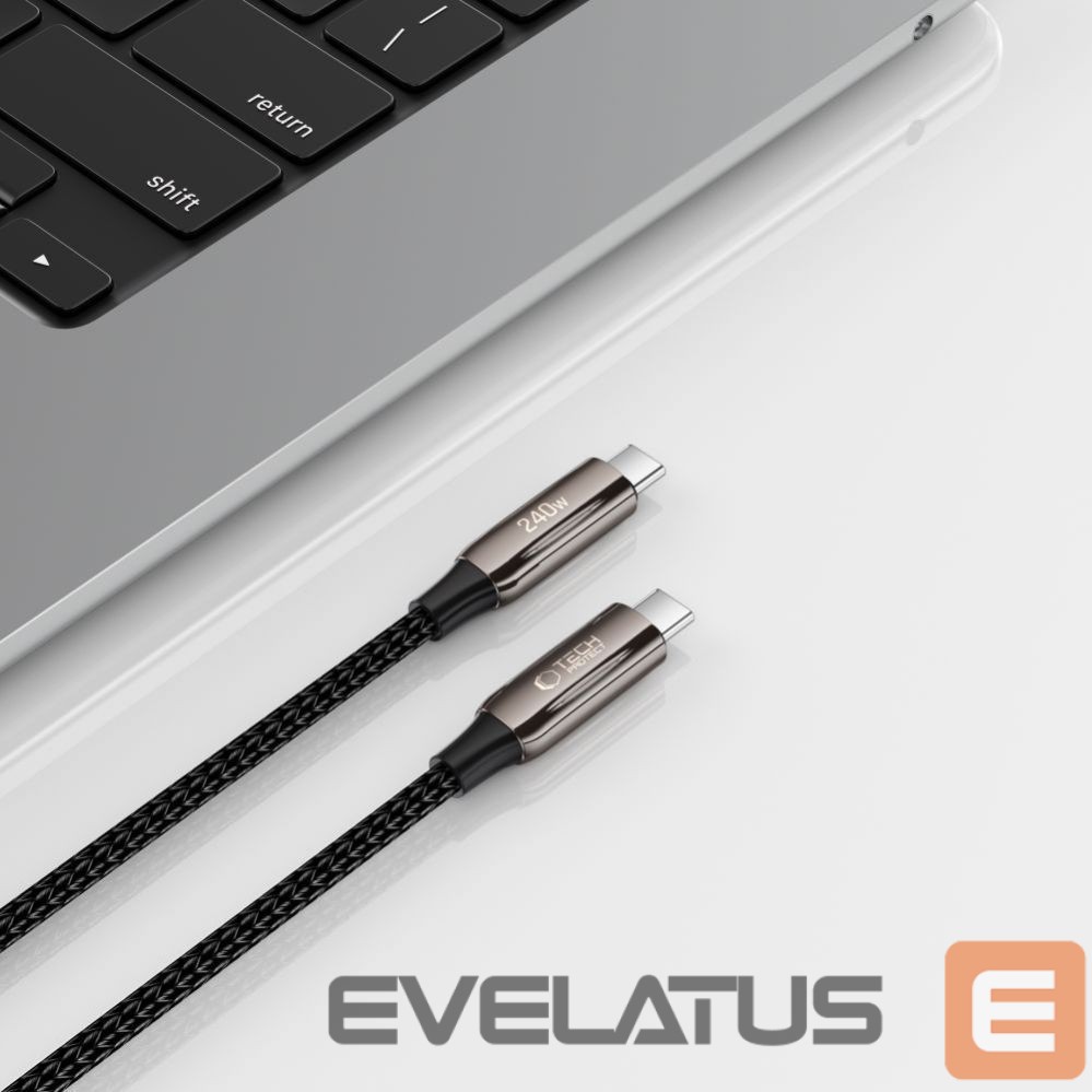 Kitos prekės Tech-Protect Tech-Protect UB10T Ultraboost USB-C PD240W/QC4.0 Cable 200cm - Black