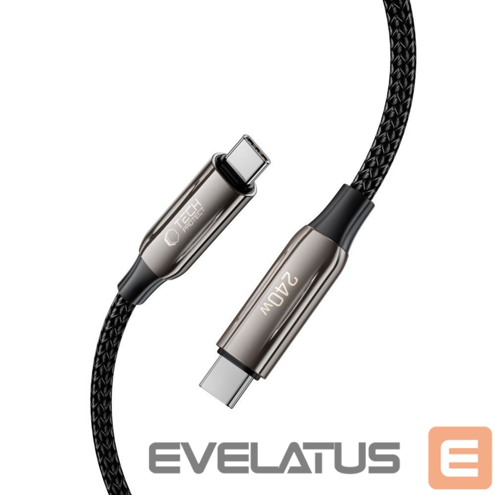 Kitos prekės Tech-Protect Tech-Protect UB10T Ultraboost USB-C PD240W/QC4.0 Cable 200cm - Black