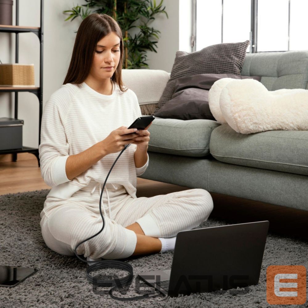 Kitos prekės Tech-Protect Tech-Protect UB10T Ultraboost USB-C PD240W/QC4.0 Cable 200cm - Black