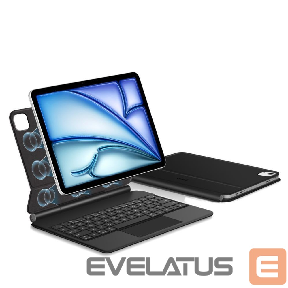Kitos prekės Tech-Protect Tech-Protect Smartcase Magnetic with Keyboard for iPad Air 10.9” (2020/2022) / 11” (2024/2025/2026) - Black