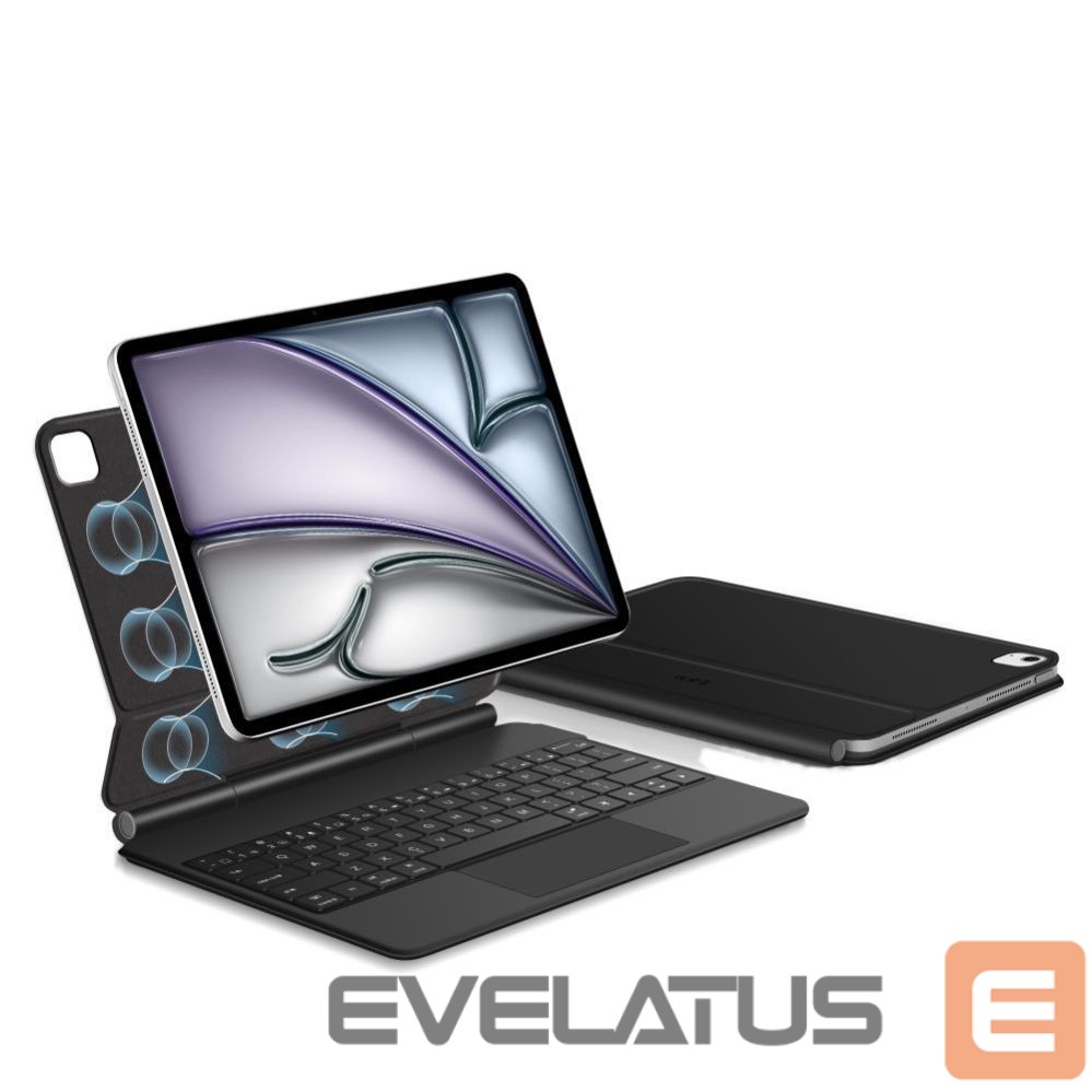 Kitos prekės Tech-Protect Tech-Protect Smartcase Magnetic with Keyboard for iPad Pro 12.9” (2020 /2021/2022) / 13” (2024/2025/2026) - Black