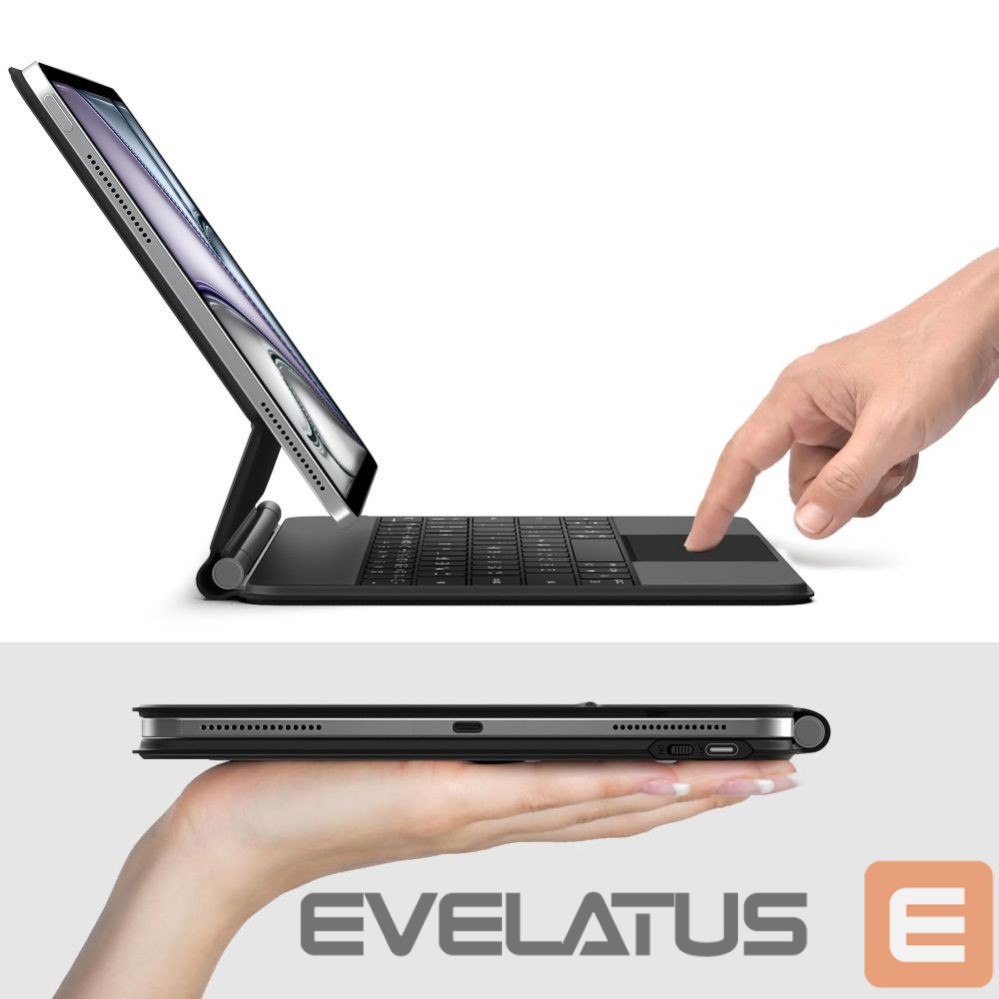 Kitos prekės Tech-Protect Tech-Protect Smartcase Magnetic with Keyboard for iPad Pro 12.9” (2020 /2021/2022) / 13” (2024/2025/2026) - Black